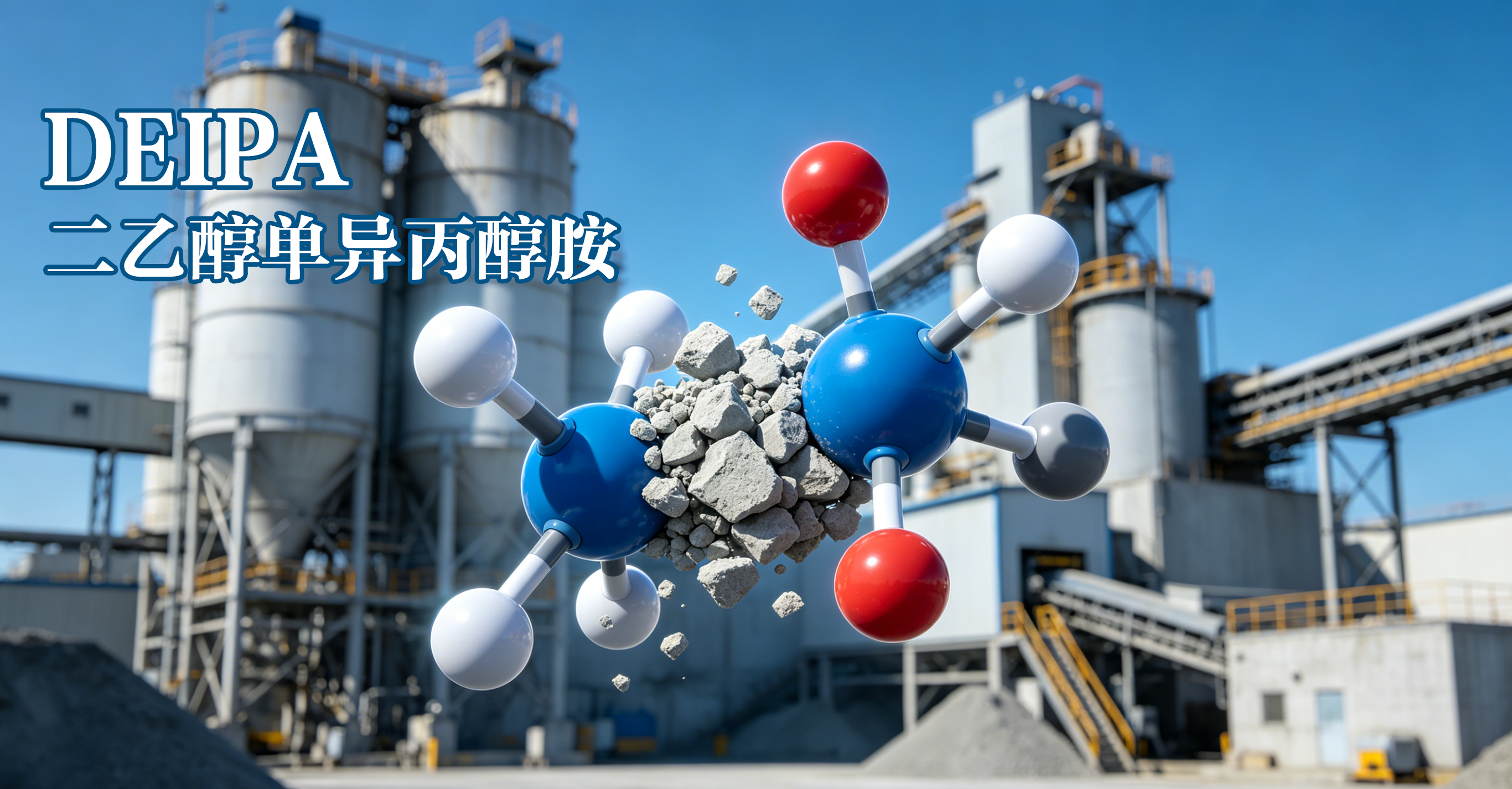 二乙醇单异丙醇胺：海森化工助力水泥助磨剂行业高效升级